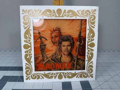 Vintage Mad Max: Beyond Thunderdome 1985 Novelty Carnival Glass Picture Mirror