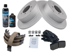 For 2009-2014 Mitsubishi Lancer Brake Pad Rotor Shoe Drum Kit Rear 36455YSJY