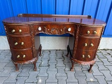 VINTAGE SCHREIBTISCH MAHAGONI NIEREN FÖRMIG 20 TES JHDT