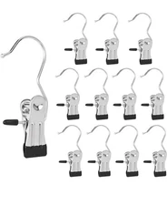Hanger Clips/Hooks, 20 Pack for Boots, Laundry, Clothes Approx 4 Inch