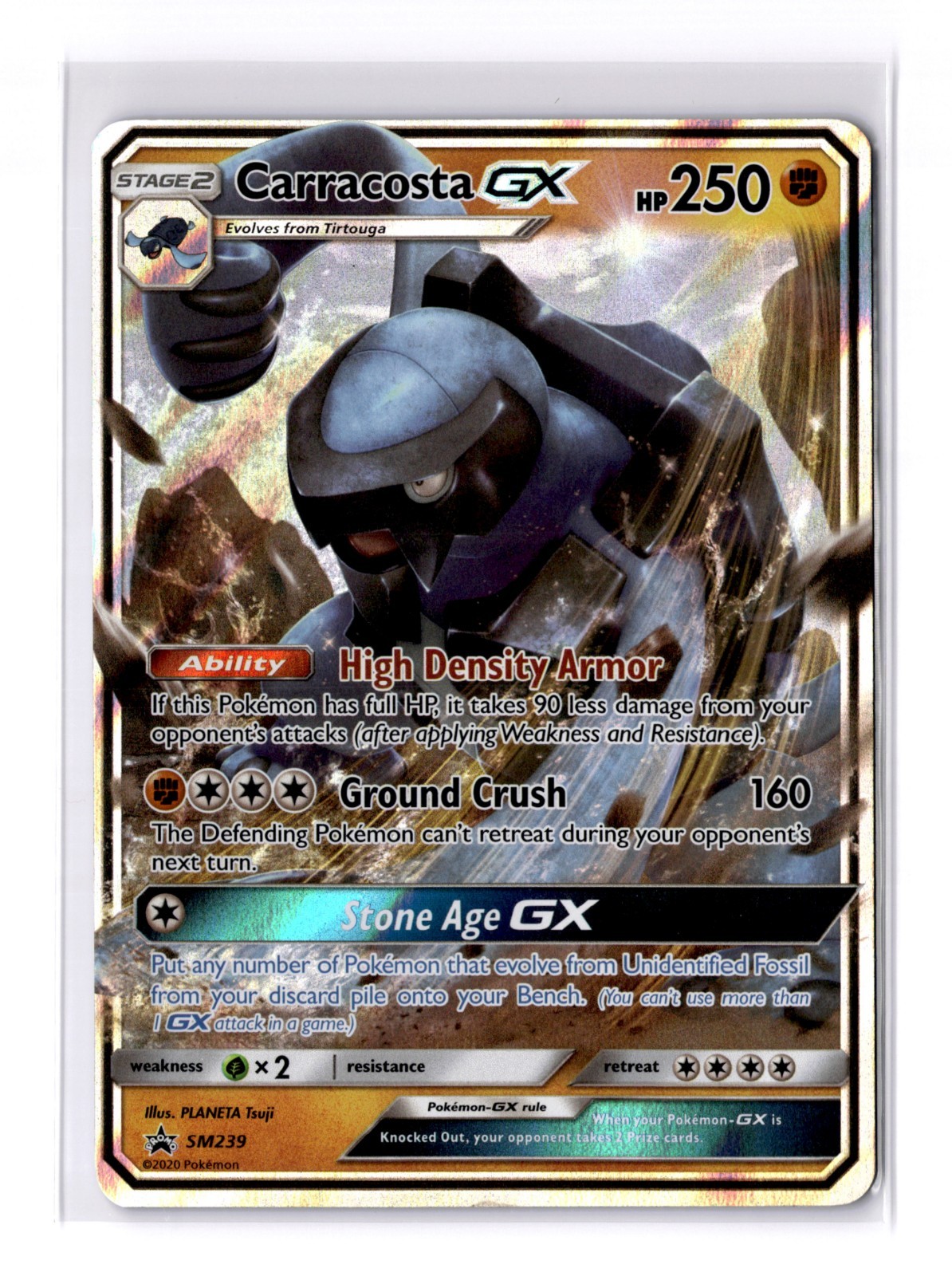 Carracosta GX - SM239 Sun & Moon Black Star Promo Card - NM - POKEMON TCG