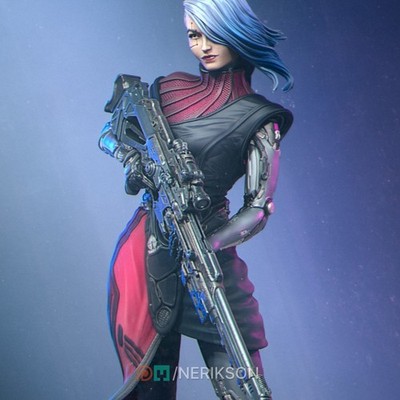 Aryn the Sniper Assassin by Nerikson | D&D | DnD | Print on Demand