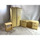 Wolverine Barbie Doll Hard Plastic Armoire Dresser Room Furniture 1:12 VTG 60s