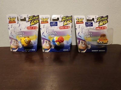 Toy Story Set Zing Ems NIP Target Exclusive Jessie woody Slinky
