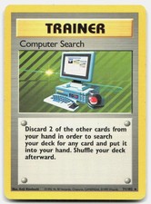Base Set Unlimited Computer Search 71/102 Heavily Played Pokemon R Tcg Card