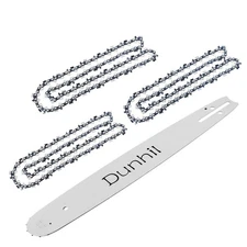 3 pack 16 inch 325 050 66DL Chainsaw Chains and 1 Guide Bar for Husqvarna 41 ...