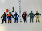 G.I. Joe VINTAGE Figure Lot FOR PARTS Loose 1990-1992 Cobra Soldiers Toys 9pc