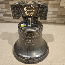 Vintage 1969 Michter’s Liberty Bell Whiskey Decanter Ceramic