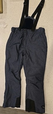 Killtec 929439 Size 12 Removable Overall Snow Pants Grey Woman