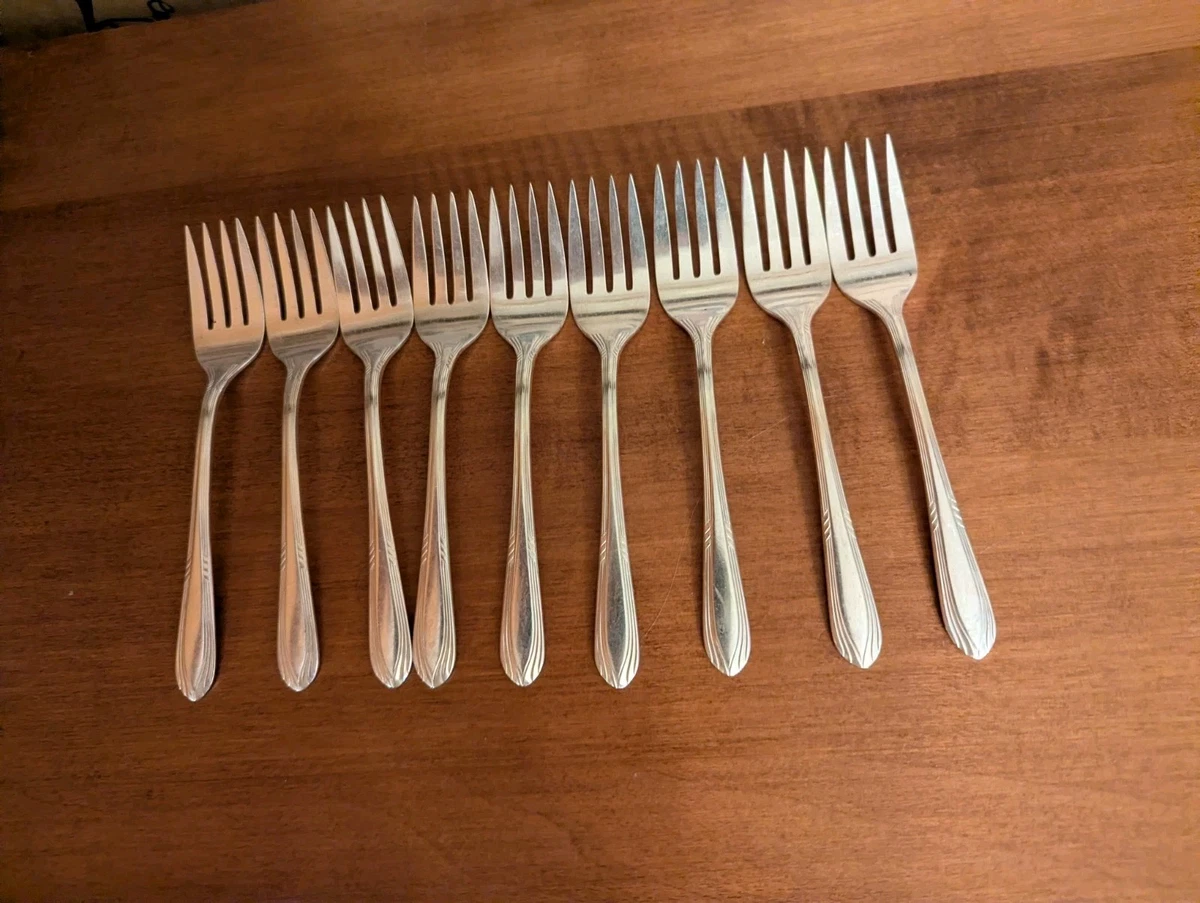 International Silver Flatware-Fork Antique US Silver-Plated