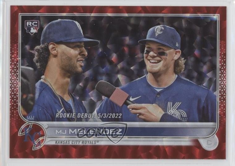2022 Topps Update Rookie Debut Red Foil 36/199 MJ Melendez #US73 1n0g