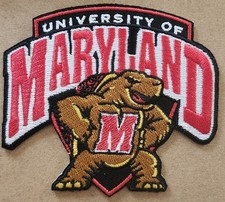 University of Maryland Terrapins embroidered Iron on patch