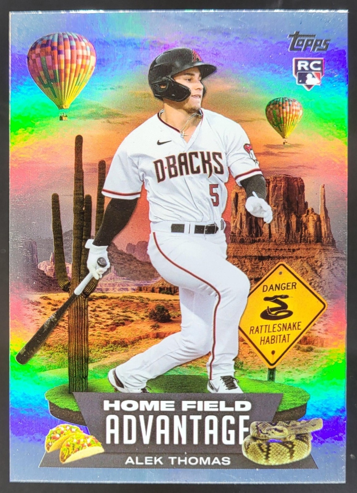 2022 Topps Update Alek Thomas Home Field Advantage RC Diamondbacks CP5