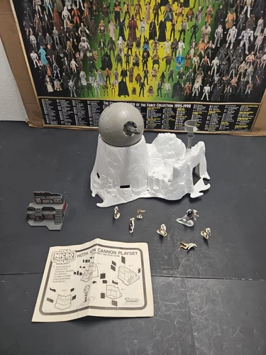 Star Wars Micro Collection Hoth Cannon Playset,  Die-Cast Figure Including Leia