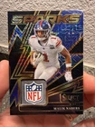 2025 Panini Select Football Black Laundry NFL Shield Malik Nabers #SPK-MNS