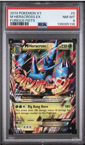 M Heracross-EX graded PSA 8 for sale on eBay