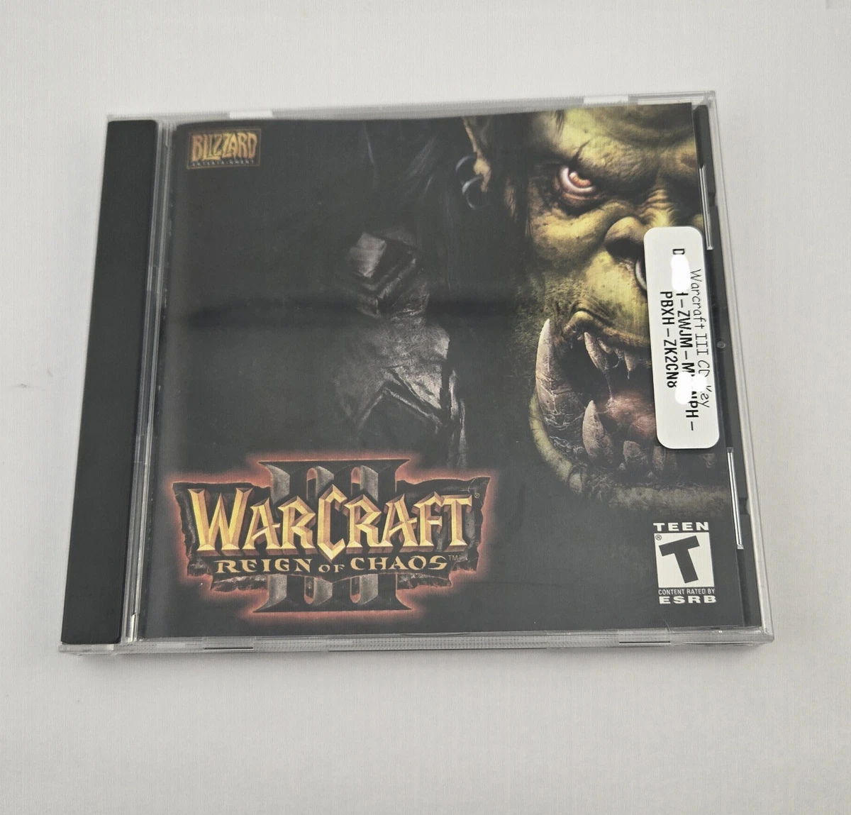 Warcraft III (3) Reign of Chaos PC - ÉDITION ORIGINALE - Complet (CD + Clé) - Jeux vidéo