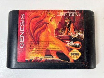 Disney The Lion King Sega Genesis Cartridge