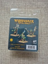 Warhammer The Old World Ork & Goblins Nachtgoblin Schamanen Metall Neu Kostenloser Versand