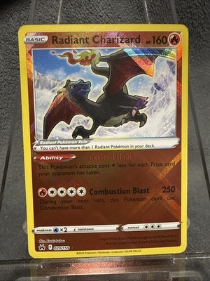 Radiant Charizard Crown Zenith - 020/159 - NM Condition