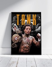 Poster boxe Gervonta Tank Davis Knockout Fighter stampa artistica senza cornice