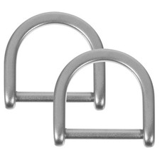 2 Pcs Connecting Buckle for Bag Buckles Purses Stainless Steel Strap