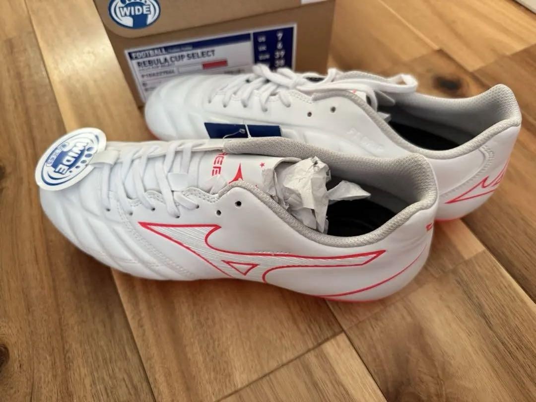 Mizuno⭐️サッカースパイク⭐️REBULA CUPSELECT⭐️size25 Mizuno Rebula Cup Japan FG - Galaxy Silver/Black - Mens