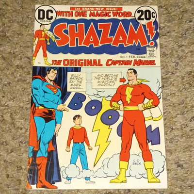 DC Comics Shazam! #1 1973 Bronze Age Denny O'Neil Shazam Superman Billy