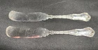 2 Antique R.W.S. Co Sterling Silver Butter Spreaders 5.5" - 35.7g