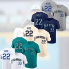 Hot! Bryan Woo #22 Seattle Mariners – 2025 Name & Number Graphic Edition