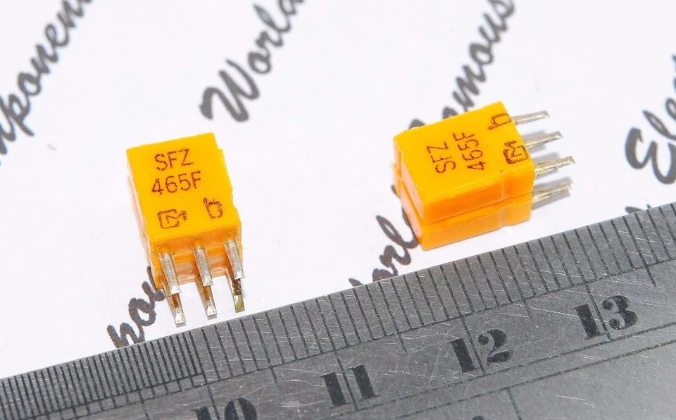 2 piezas - Filtro cerámico, resonador Panasonic SFZ465F 465KHz Foto 2 de 3