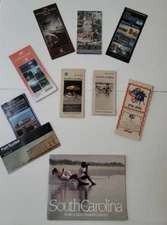 South Carolina Maps Brochures Leaflet Vintage