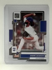 Andre Jackson 2022 Chronicles Clearly Donruss Baseball #2 RC Los Angeles Dodgers
