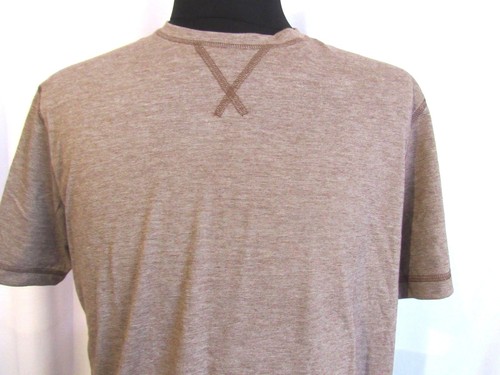 CAMISETA DE HOMBRE CREMIEUX MARRÓN MANGA CORTA, TALLA MEDIANA NUEVA CON ETIQUETAS - Imagen 2 de 5