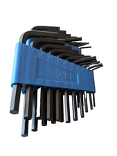 Kobalt 20-Piece Metric Hex Key Set - L-Key Allen Wrench Kit - K08 K10