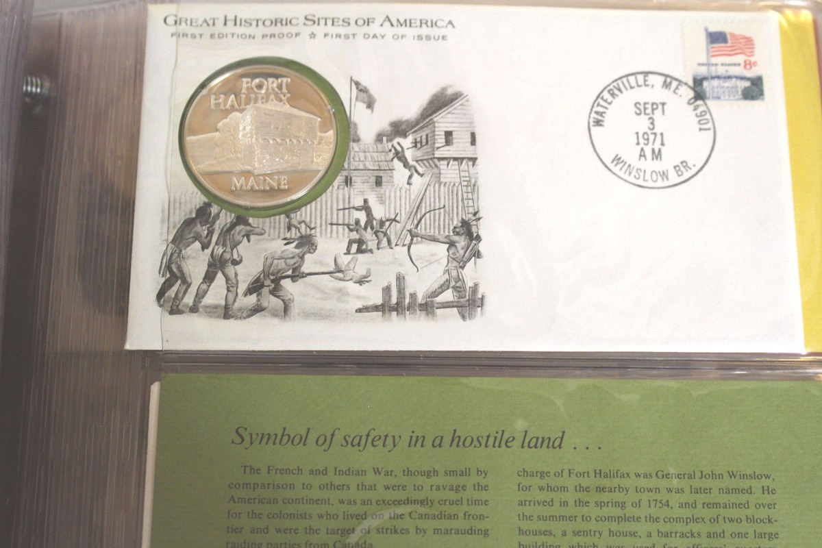 Great Historic Sites Of America The Franklin Mint Set With 30