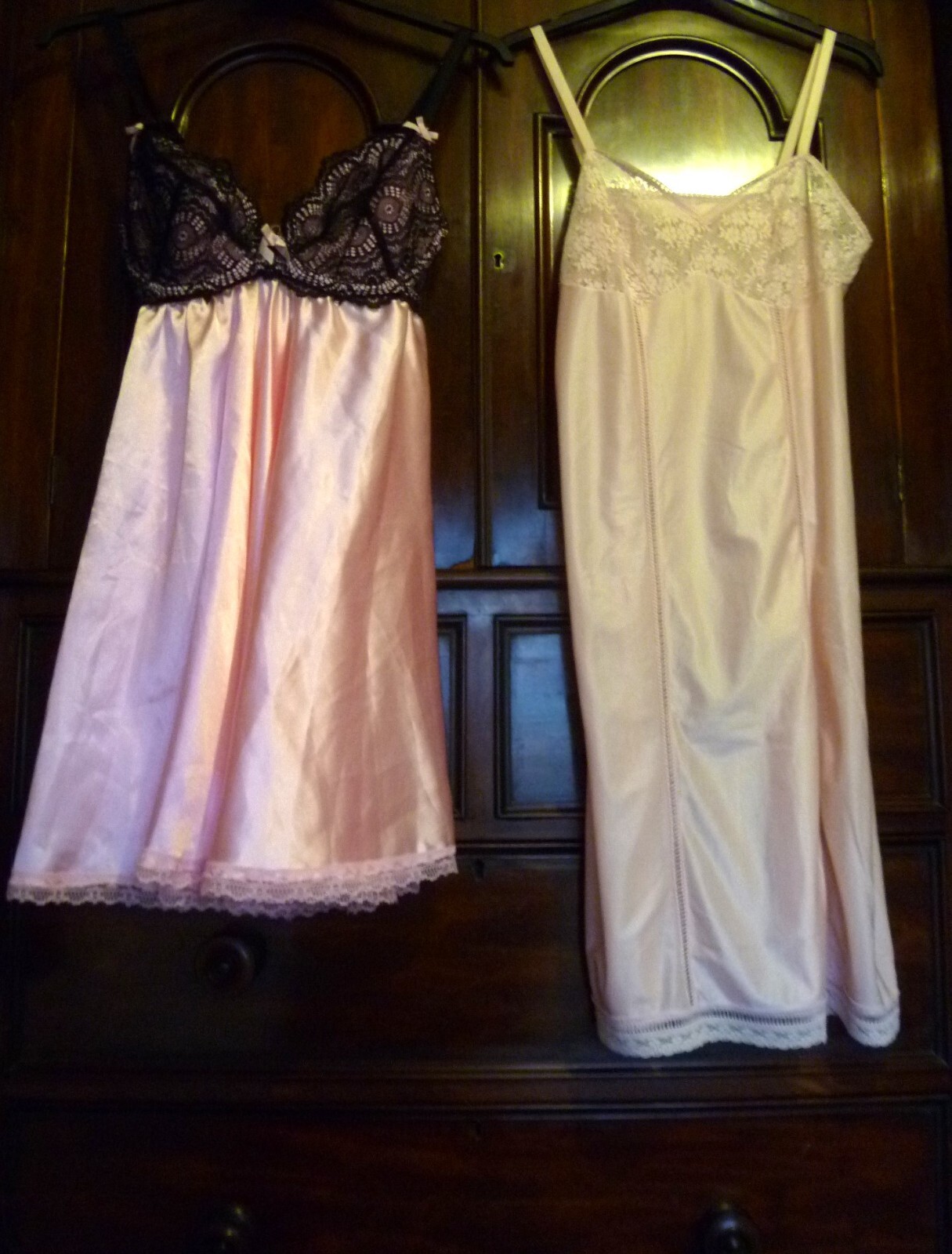 VINTAGE + MODERN LINGERIE 14 NIGHTDRESSES HALF + FULL SLIPS ETC SZ 10