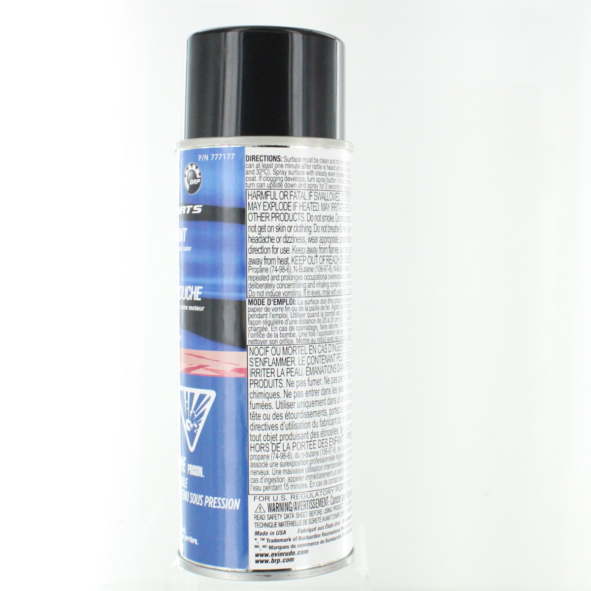 Johnson Evinrude OMC OEM 12oz Touch-Up Spray Paint Graphite Smoke