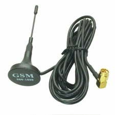 GSM GPRS Antenna 900/1800 Mhz 3dbi cable 90  SMA male Magnetic base for Ham 3M