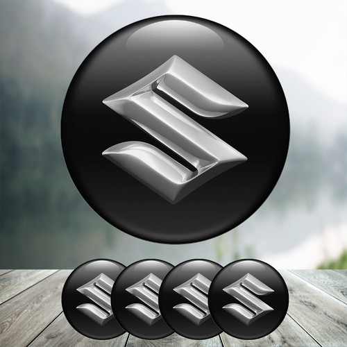 4x 50 Mm Silicone Center Wheel Cap Stickers Suzuki Emblem Logo Decal Rims Ebay