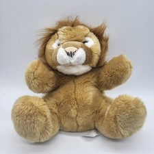 Toys R Us MALE LION Hand Puppet Plush Animal Alley 9" Big Cat