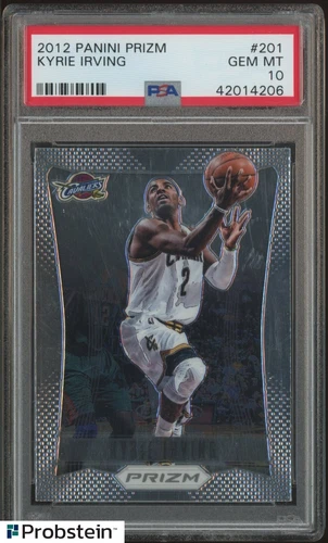 2012 Panini Prizm #201 Kyrie Irving Cavaliers RC Rookie PSA 10 GEM MINT
