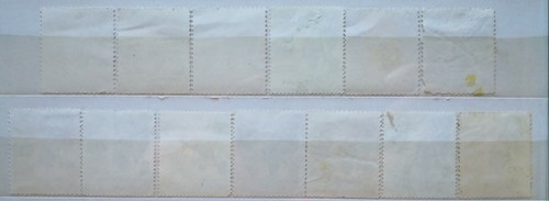 Malaysia Used Stamps - 13 pcs 1986 10c Agro Based Products Definitive Stamps - Picture 2 of 2