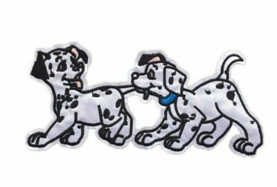 DISNEY'S 101 DALMATIANS PUPS PLAYING 6'' LONG X 2.75'' PREMIUM QUALITY PATCH
