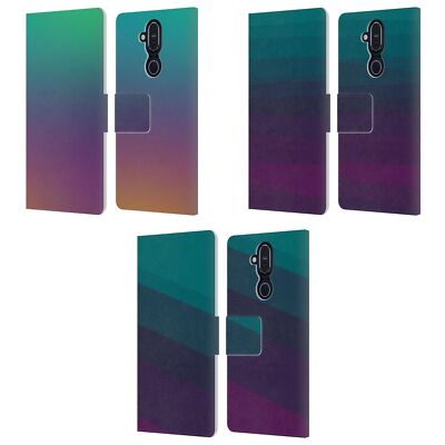 OFFICIAL NINOLA GRADIENT LEATHER BOOK WALLET CASE COVER FOR NOKIA PHONES