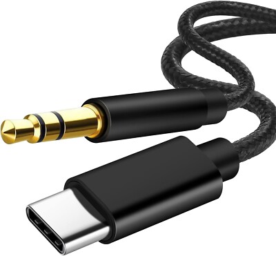 1,5m USB C Klinke AUX Kabel Typ C auf 3.5mm klinke Handy Audio Musik Kopfhörer