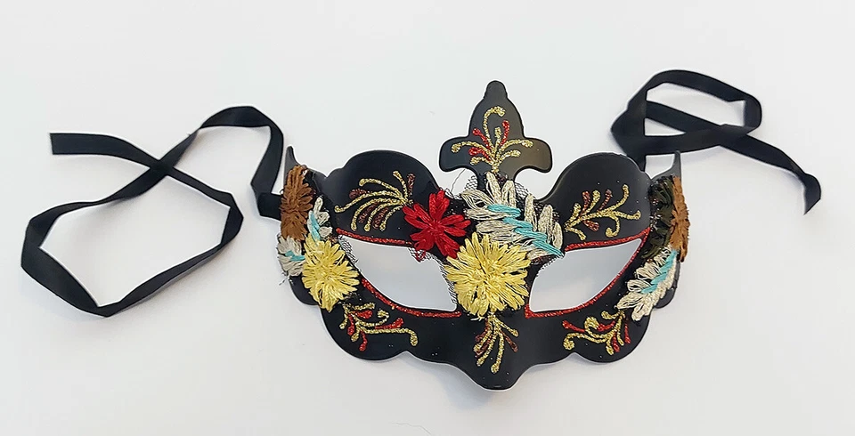 Venician style mask for carnivalm party, halloween masquerade - Image 2 of 4