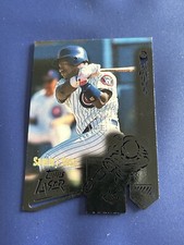 1996 Topps Laser Sammy Sosa #14 Black SP Chicago Cubs Die Cut