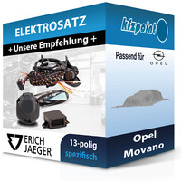 Jaeger E-Satz 13Polig Fahrzeugspezifisch Passend für Opel Movano Elektrosatz