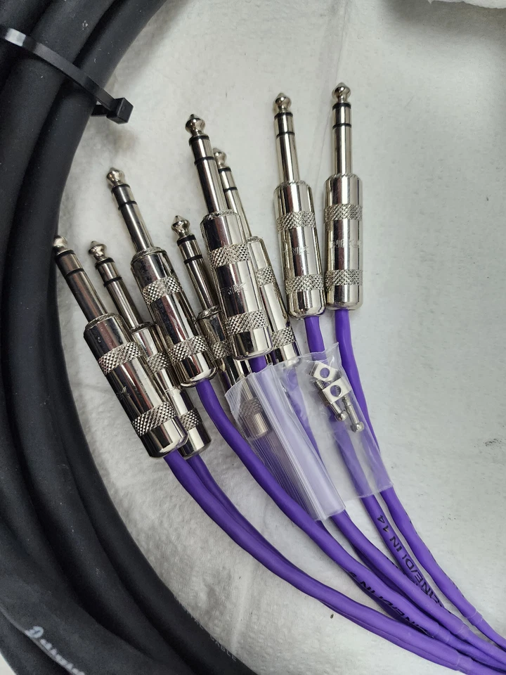 Digidesign DB25 to TRS DigiSnake - Line / DI In 9-16 Purple Audio Digital Cable - Image 3 of 4